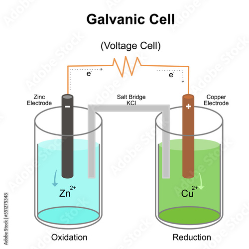 chemical element of the table Galvanic cell chemistry education cathode anode  photo