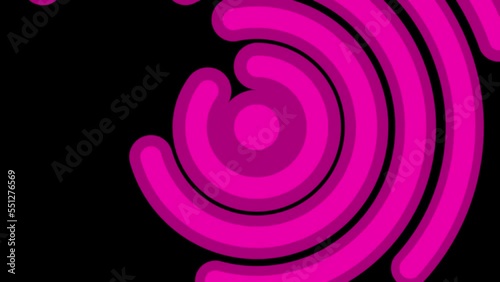 Circle Smooth Transition rotated On Green Screen And Alpha Channel For video intro chanel