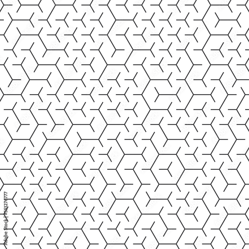 Hexagonal Maze pattern abstract illustration Hexagonal Maze pattern abstract illustration