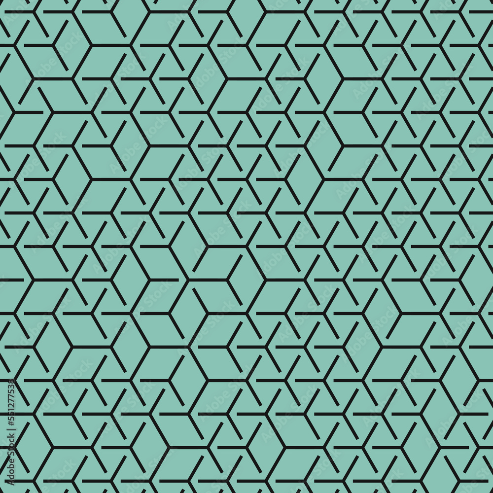 Hexagonal Maze pattern abstract illustration Hexagonal Maze pattern abstract illustration