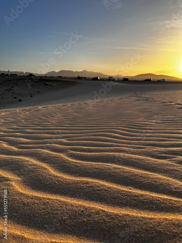 Sunset nas dunas