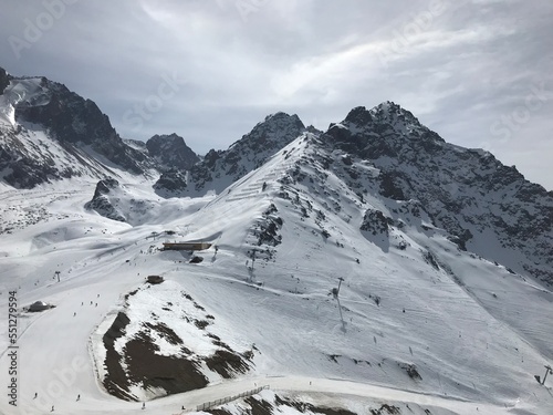 Ski resort in Kazakhstan, Central Asia photo