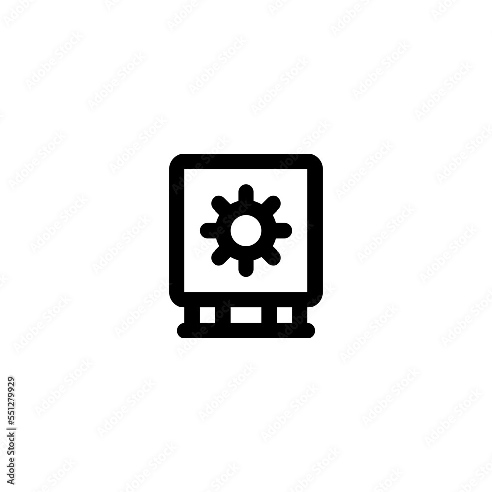 safety box icon safety box icon