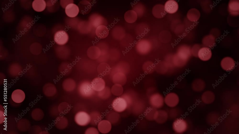 glowing red bokeh light backdrop loop