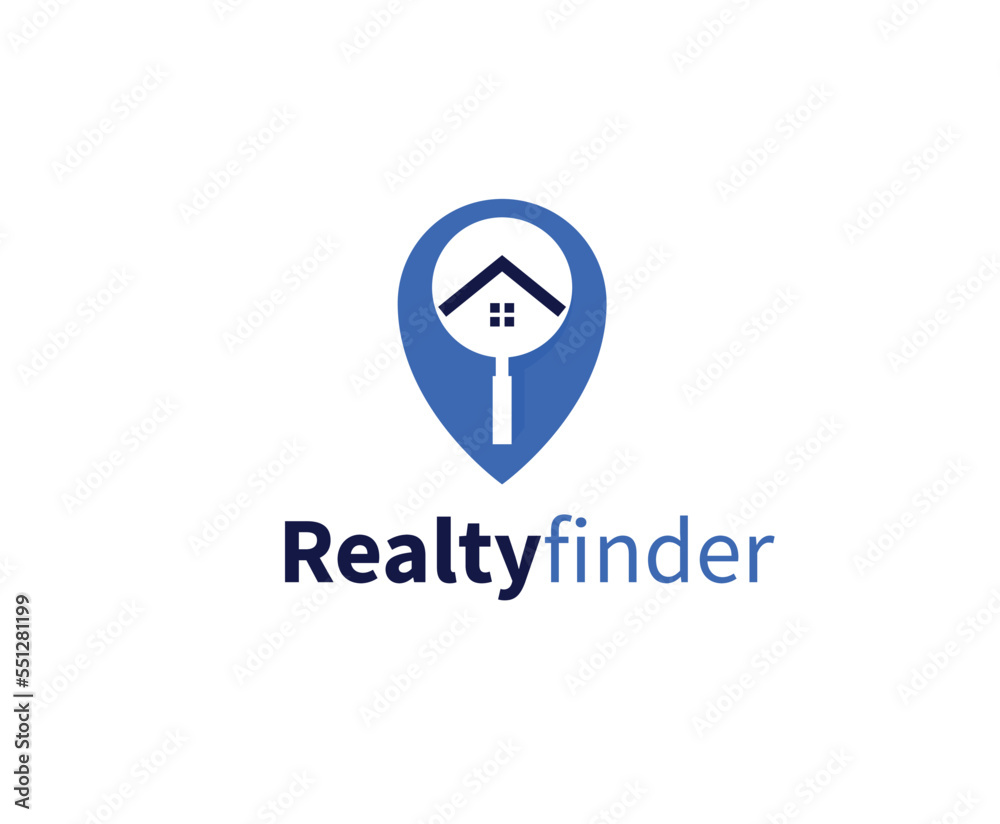 Realty Finder Business Agent Logo Design Template Realty Finder Business Agent Logo Design Template