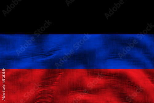 National flag of Donetsk People s Republic. Background  with flag of Donetsk People s Republic.