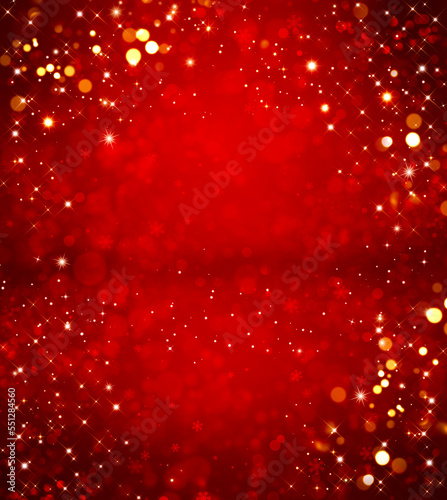 elegant red festive background © nj_musik