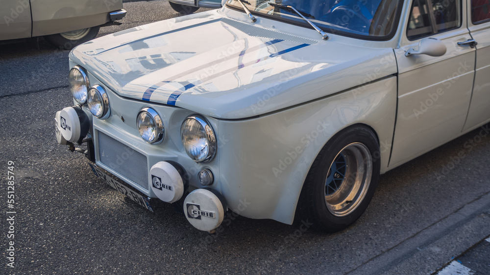 Loriol sur Drome, France 17 September, 2022 Vintage gray Renault R8