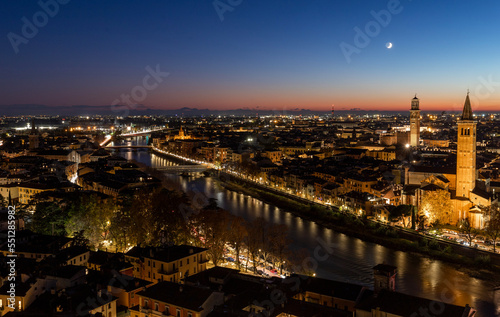 Verona al tramonto © Pietro