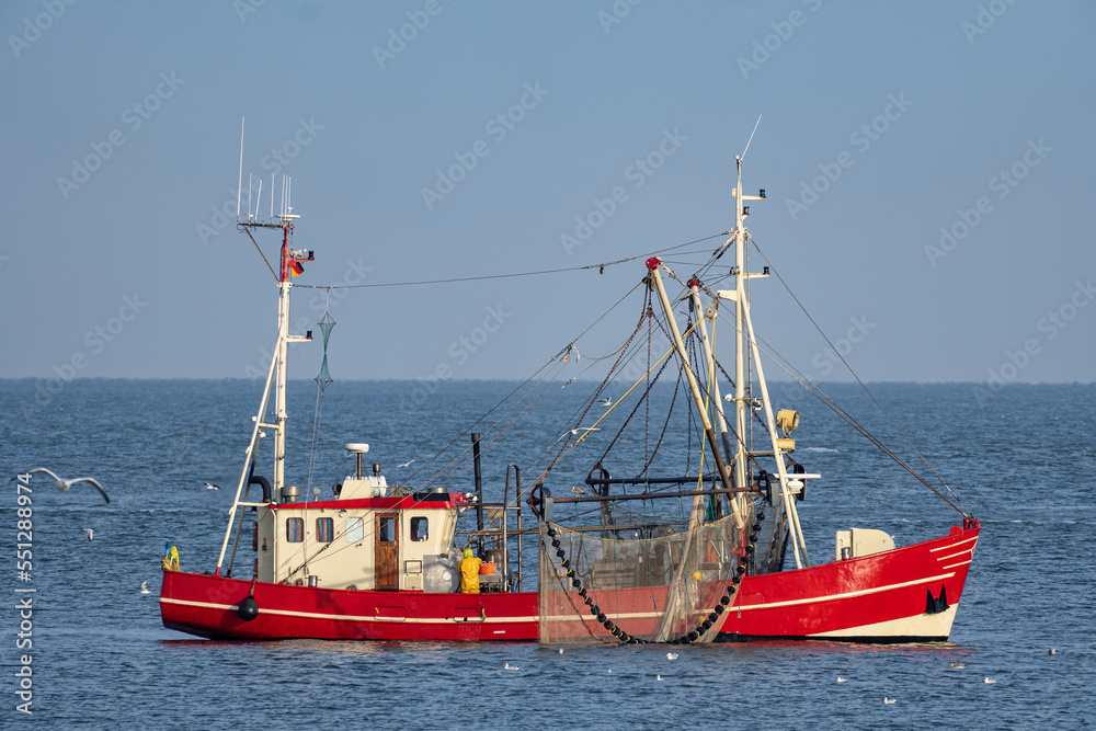 fishing vessel at sea