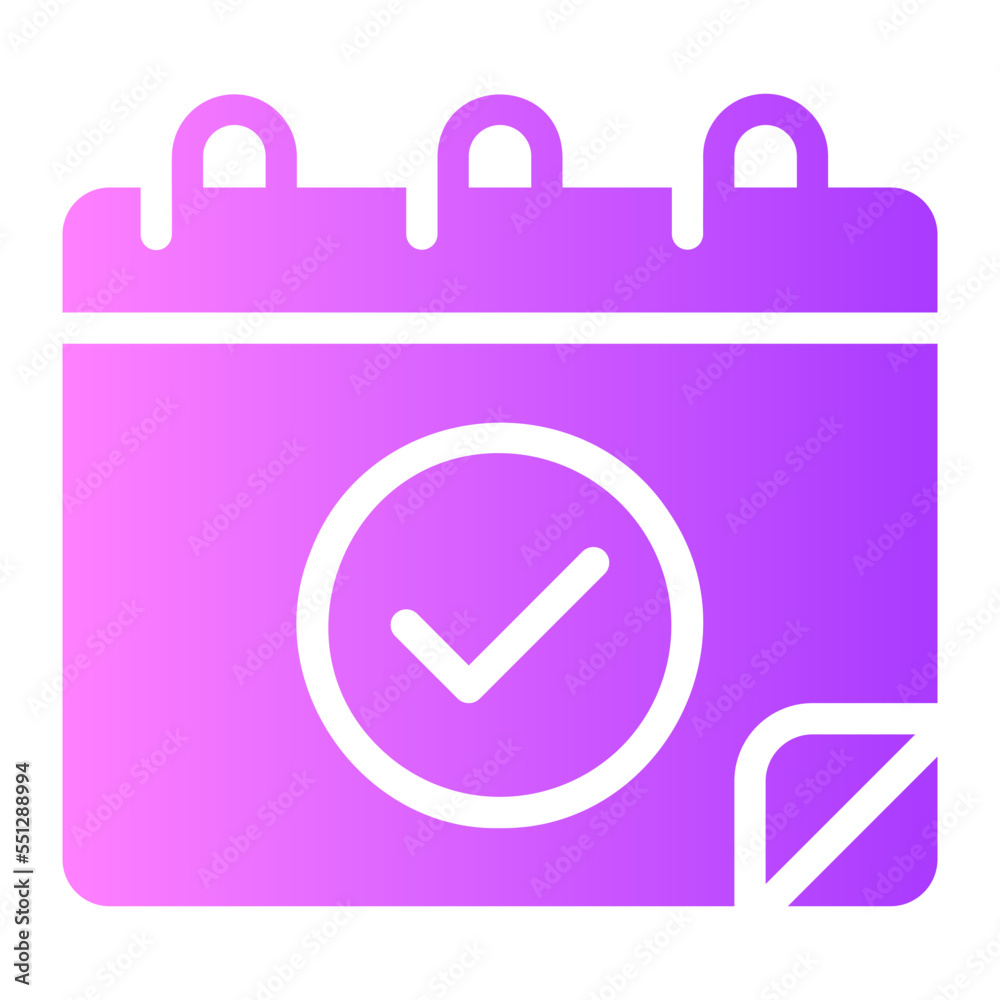 calendar gradient icon calendar gradient icon