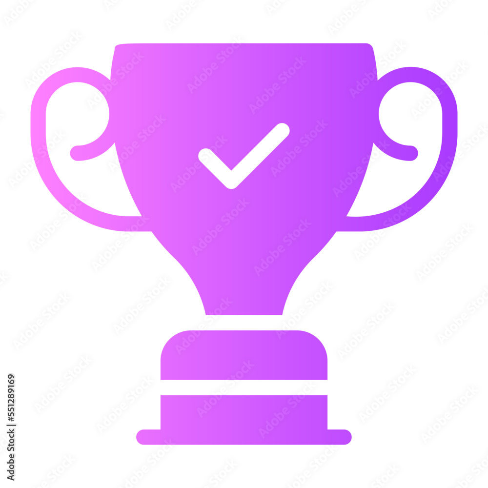 trophy gradient icon