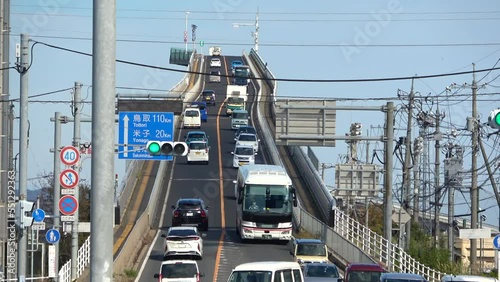 江島大橋・ベタ踏み坂（鳥取県・境港市）