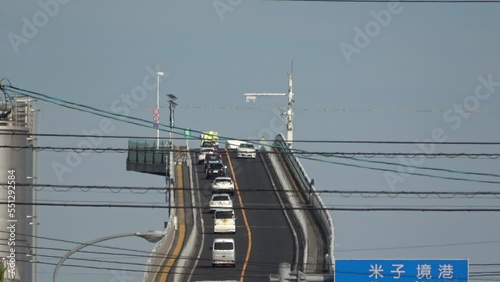 江島大橋・ベタ踏み坂（鳥取県・境港市）