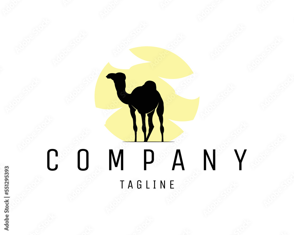 camel silhouette logo isolated on white background showing from side. Best for badges, emblems, icons and for the animal industry. vector illustration available in eps 10. camel silhouette logo isolated on white background showing from side. Best for badges, emblems, icons and for the animal industry. vector illustration available in eps 10.