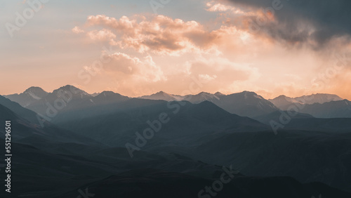 Sunset over the mountains © Ilyas24