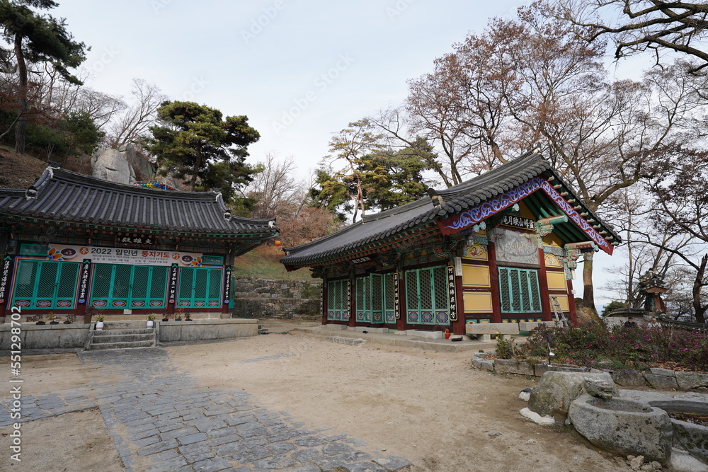 韓国　ソルボン公園の風景(イチョン)