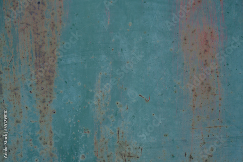 Metal light blue textured. Panorama of Metal rusty texture background rust steel. Industrial metal texture. Grunge rusted metal texture  rust background