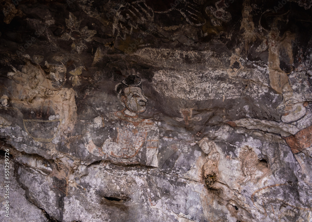 Beautiful texture of dark stone background in the cave Beautiful texture of dark stone background in the cave