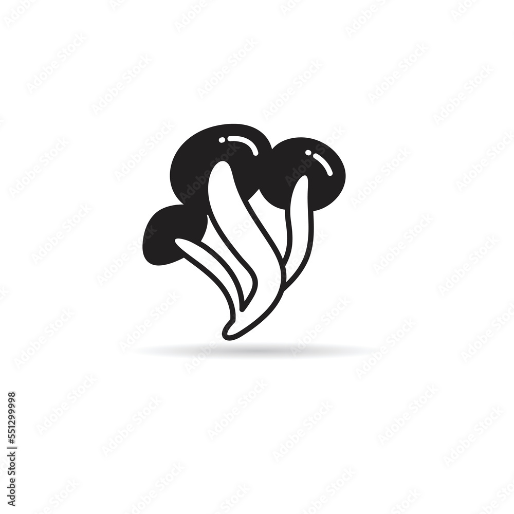 Obraz premium toadstool icon on white background