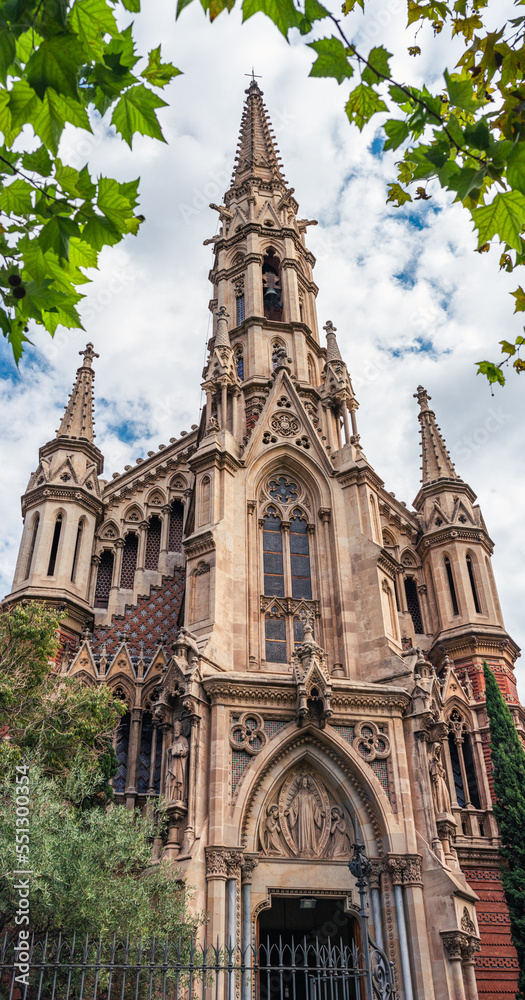 Church of Sant Francesc de Sales, Barcelona, Catalonia, Spain, Europe