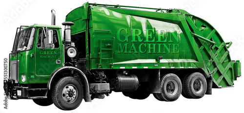 Green Machine Garbage Truck