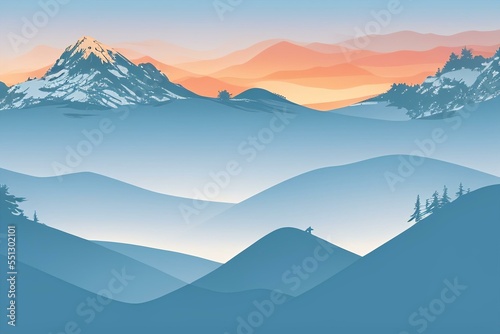 mountains in the mountains © LikotoArtworks