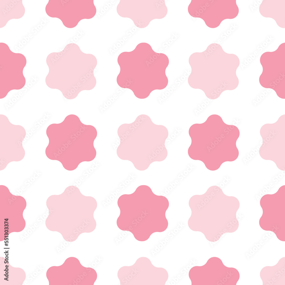 Vector fabric pattern illustration white background abstract unbalance curve patterns cute vertical pink pastel color different size flower seamless pattern illustration wallpaper abstract background. Vector fabric pattern illustration white background abstract unbalance curve patterns cute vertical pink pastel color different size flower seamless pattern illustration wallpaper abstract background.