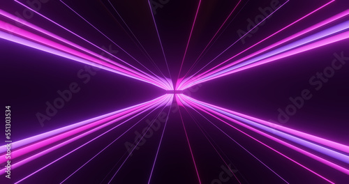 Render with pink purple converging lines © savelov