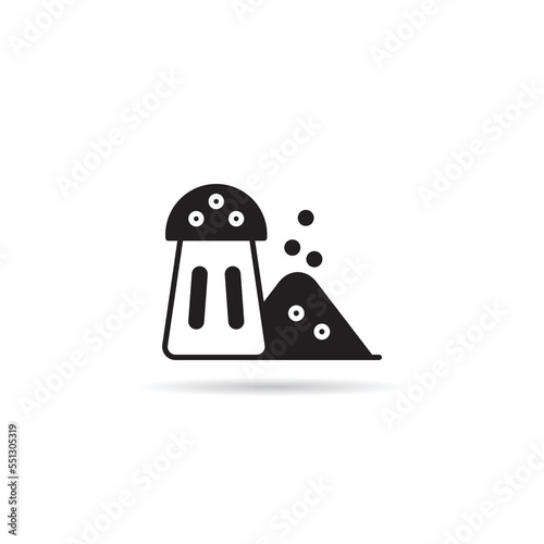 salt bottle icon vector illustration