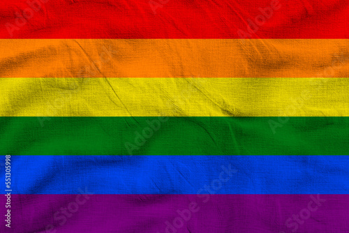 National Flag of Gay Pride. Background with flag of Gay Pride