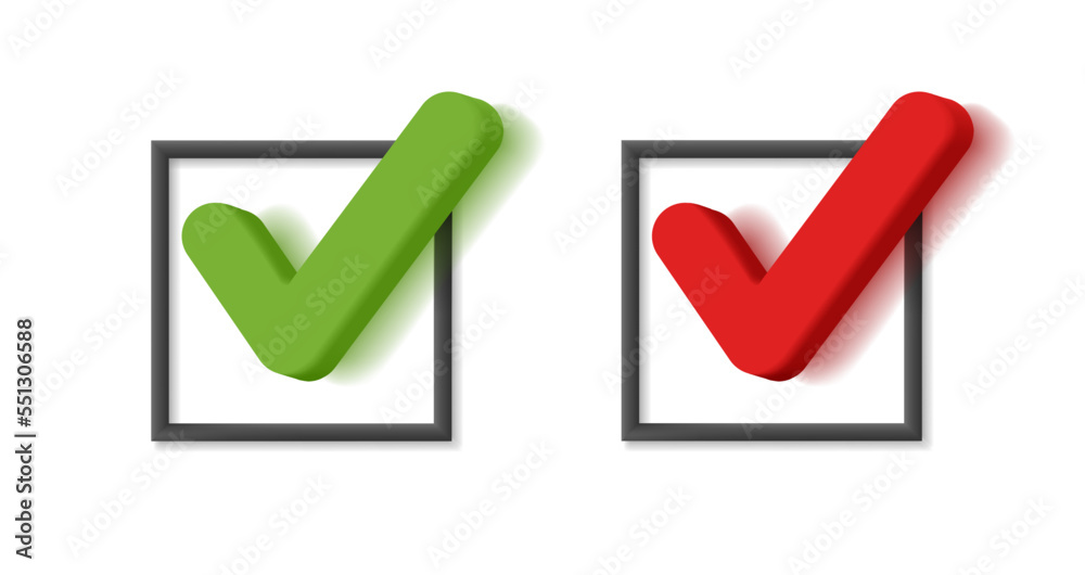 Checkbox linear square with 3d volume check tick mark, interface icon Checkbox linear square with 3d volume check tick mark, interface icon