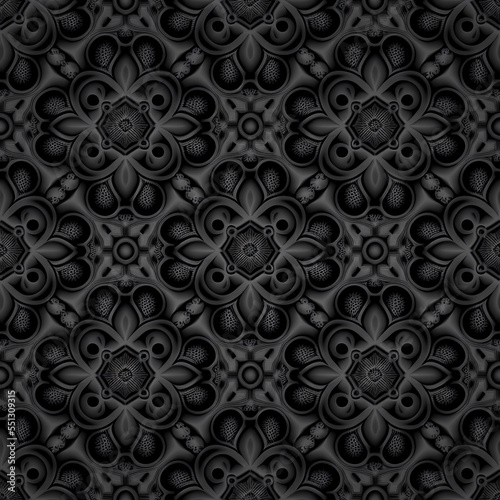 black and grey pattern background, black pattern, background, illustration, digital