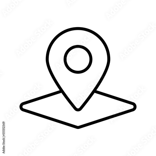 Free Download Pin icon. sign for mobile concept and web design. vector illustration - GFXLoad