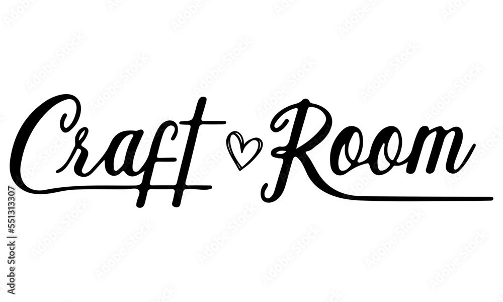 Craft Room Svg, Crafting Svg, Cut Files, Cricut, Craft Room Decor, Wall