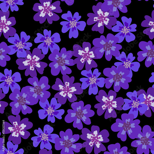 Floral seamless patterns. Vector design for paper, cover, fabric, interior decor and other users © Elala 9161