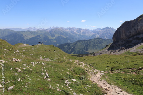 Hoher Ifen Walsertaler Berge Allgäuer Alpen Kleinwalsertal Österreich