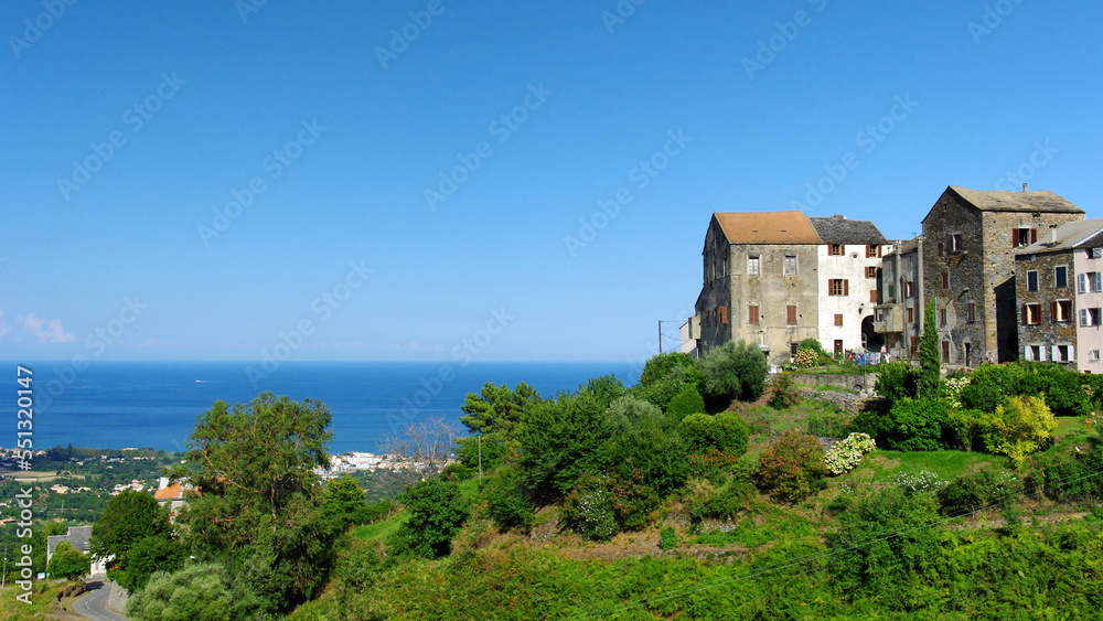 San-Nicolao village in the eastern coast of Corsica island