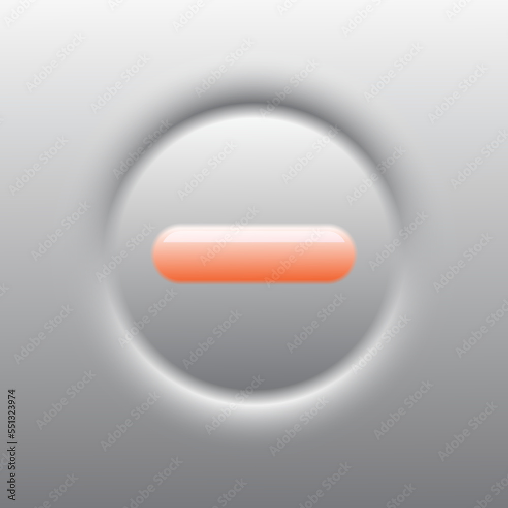 push orange button on off internet online technology communication futuristic link website vector illustration push orange button on off internet online technology communication futuristic link website vector illustration