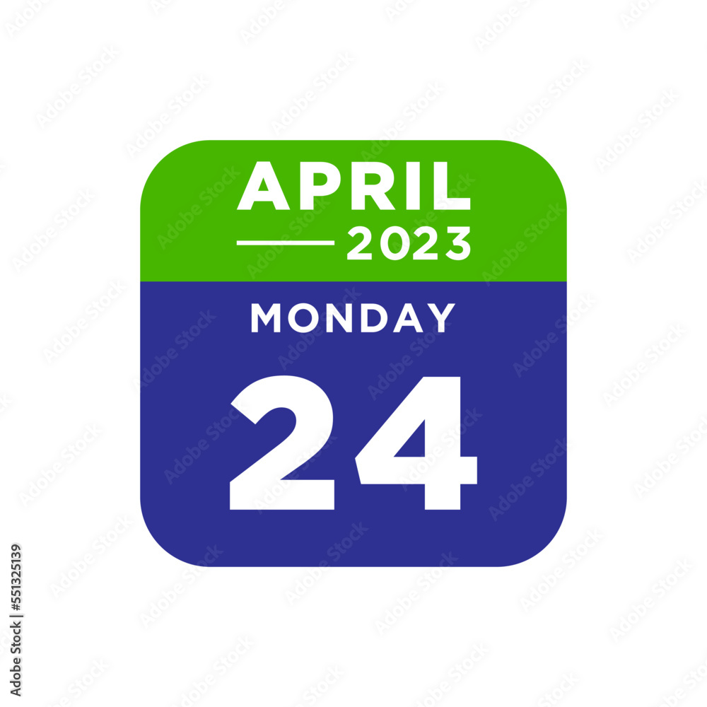calendar april 2023 in trendy flat style calendar april 2023 in trendy flat style