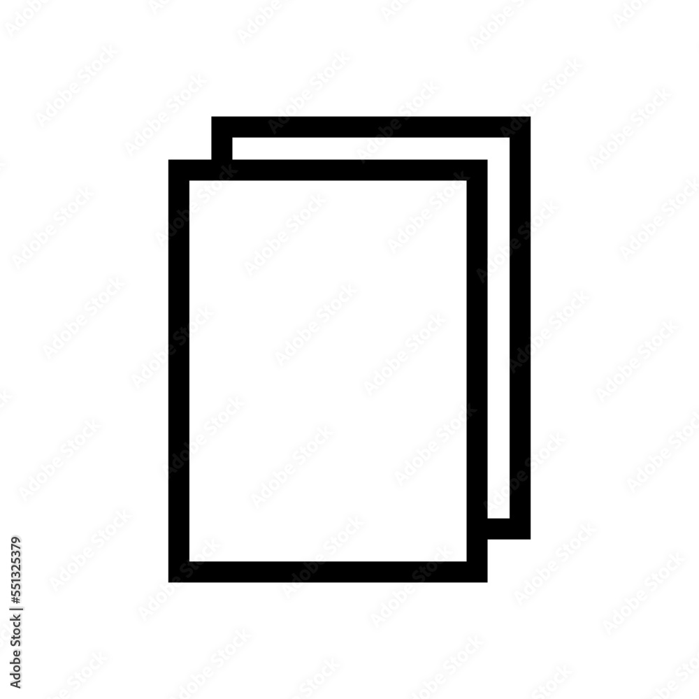 paper document icon in trendy flat style paper document icon in trendy flat style