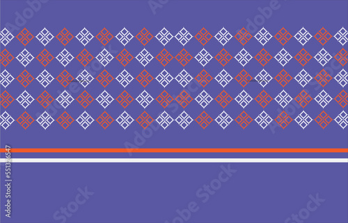 seamless pattern with blue and white squares