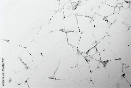 White marble texture abstract background  cracked concrete wall