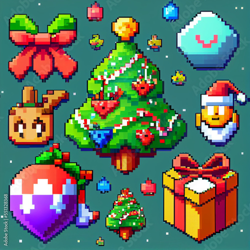 Pixel Art Christmas © Peter
