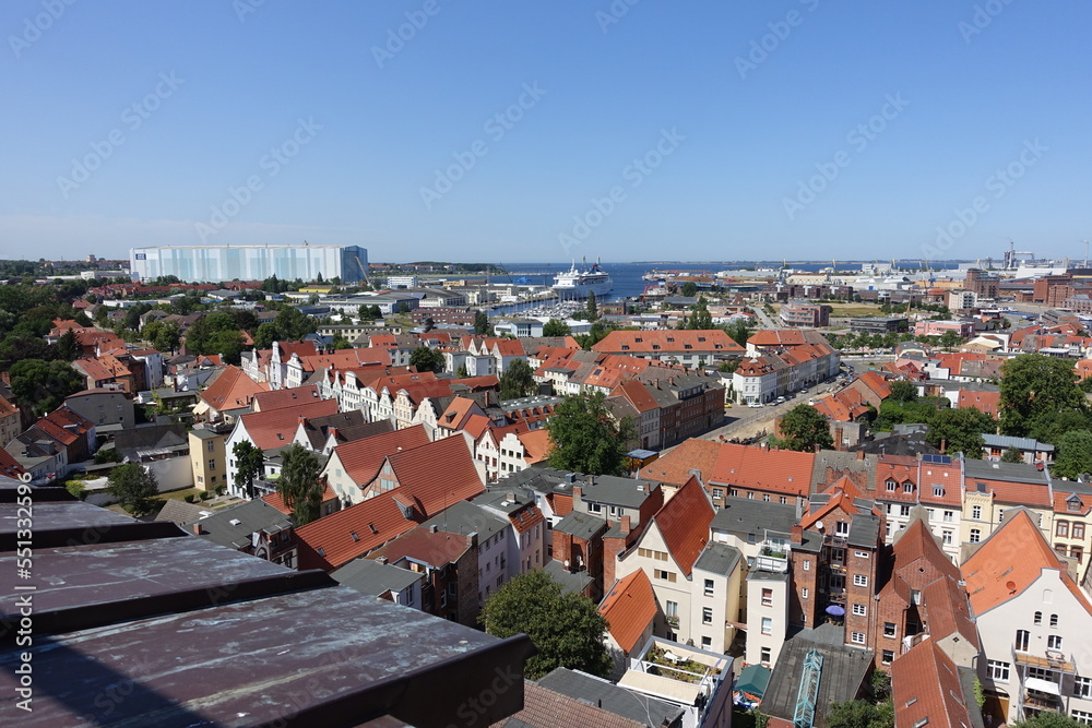 Panorama Wismar Baltic Sea