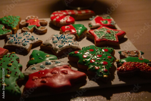 christmas cookies and chocolate