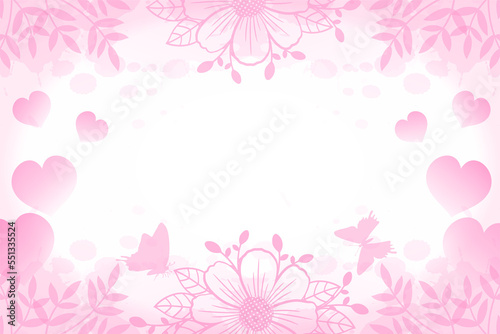 Valentines Day Background With Hearts Png File, Wedding Background Png 