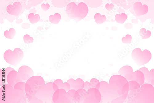 Valentines Day Background With Hearts Png File, Wedding Background Png 