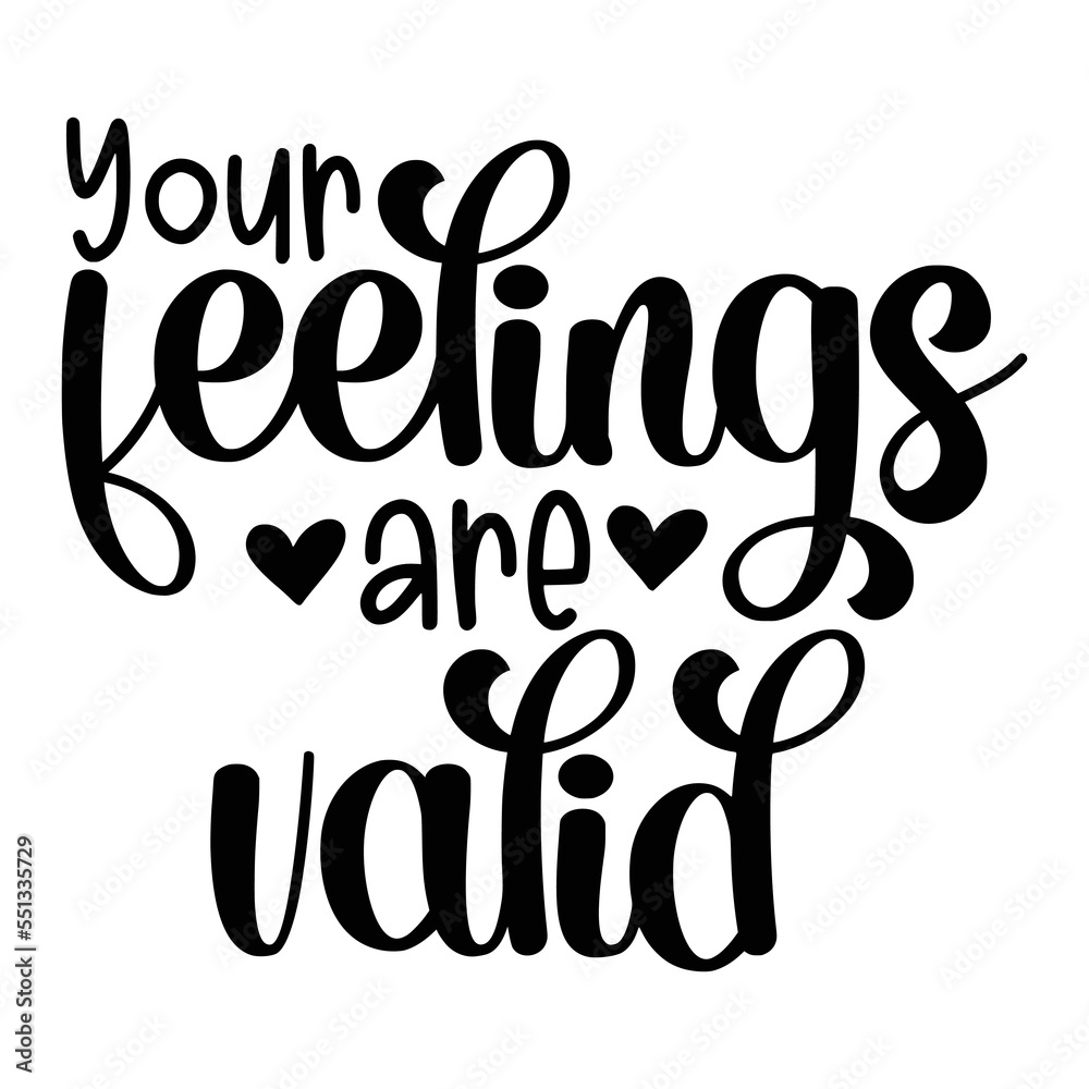 Obraz premium Mental Health Quotes Typography black and white for print