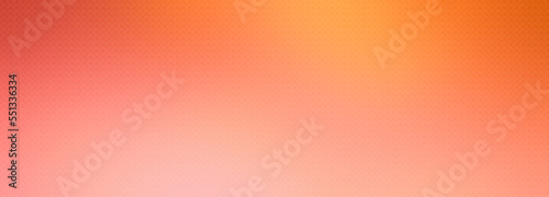 Orange yellow gradient background blank. Horizontal banner or wallpaper tamplate. Copy space, place for text, text area. Bright illustration. Space metaverse web 3 technology texture